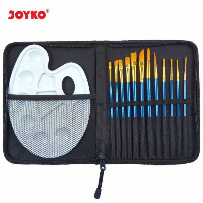 

Produk Terbaru Kuas Cat Air Minyak Acrylic Joyko Brs-7 Brush Set Alat Kuas Lukis