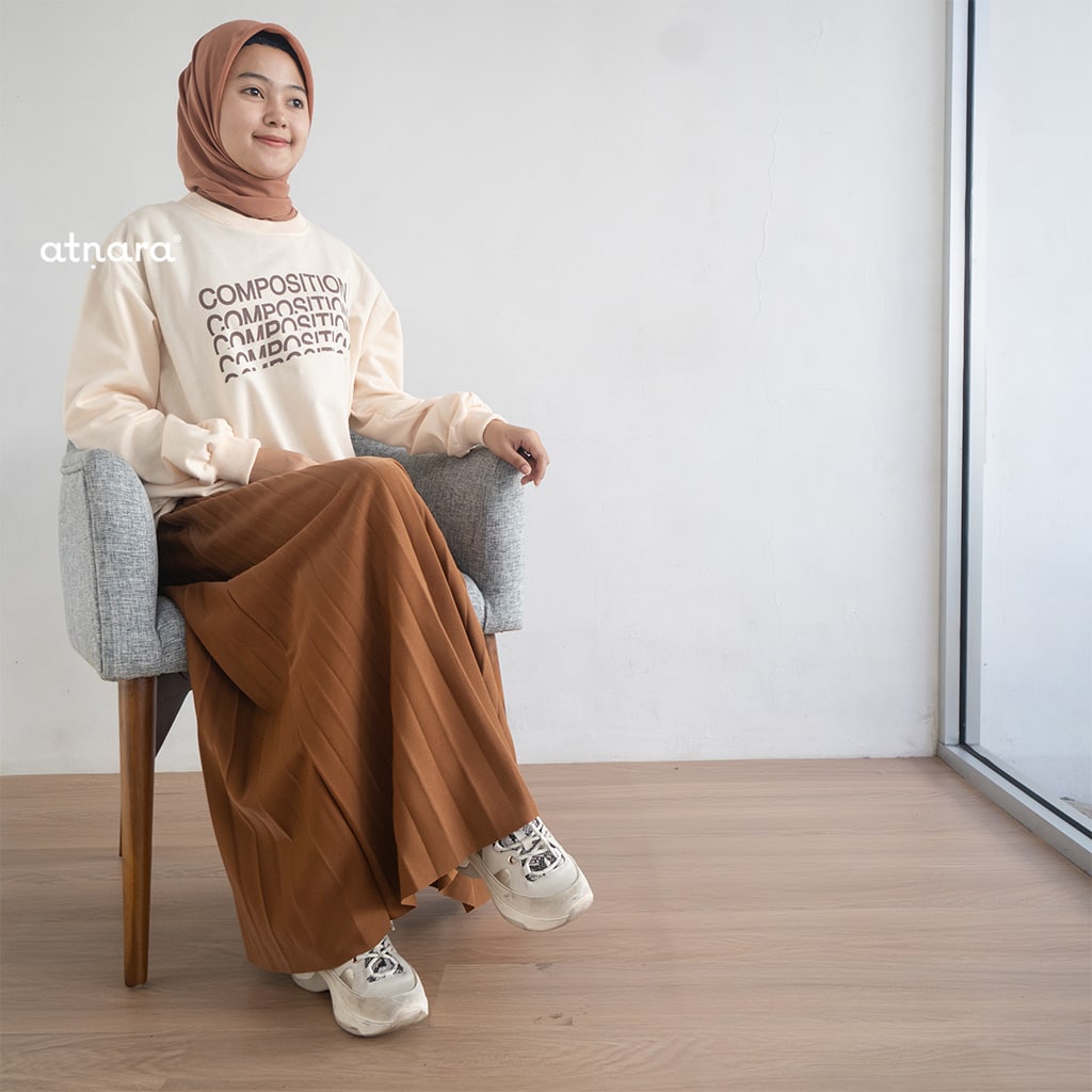 Nara Grosir - Composition Sweater l Sweater Pria dan Wanita