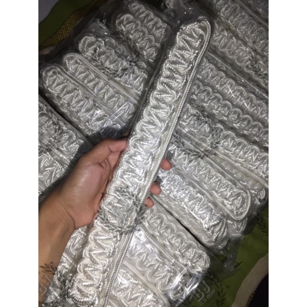 Talikur pm provos besar bening kilap / tali kur kilap + peluit pm polisi militer/provos