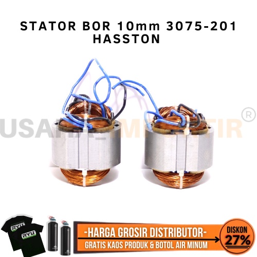 Stator Mesin Bor 10mm 3075-201 Hasston Prohex Original Terbaru Stator Mesin Bor 10mm Gulungan Mesin 
