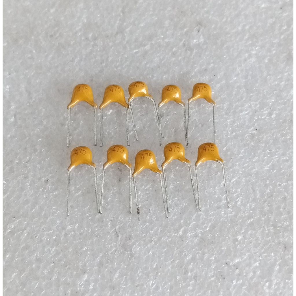 Capacitor Monolithic 4.7u 475 10pcs
