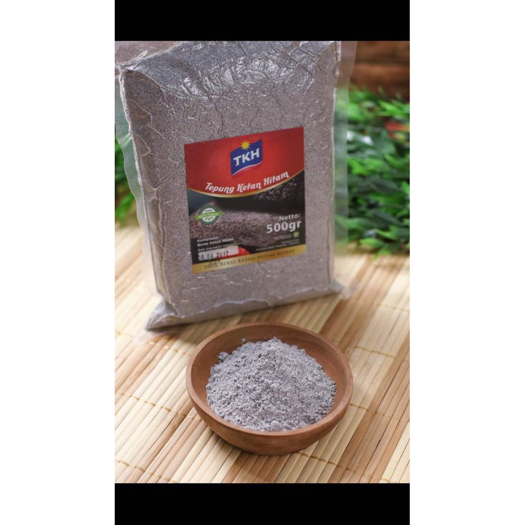 Tepung Ketan Hitam 500 Gram Tkh Vacuum 100 Beras Hitam Asli Halal Bpom Indonesia