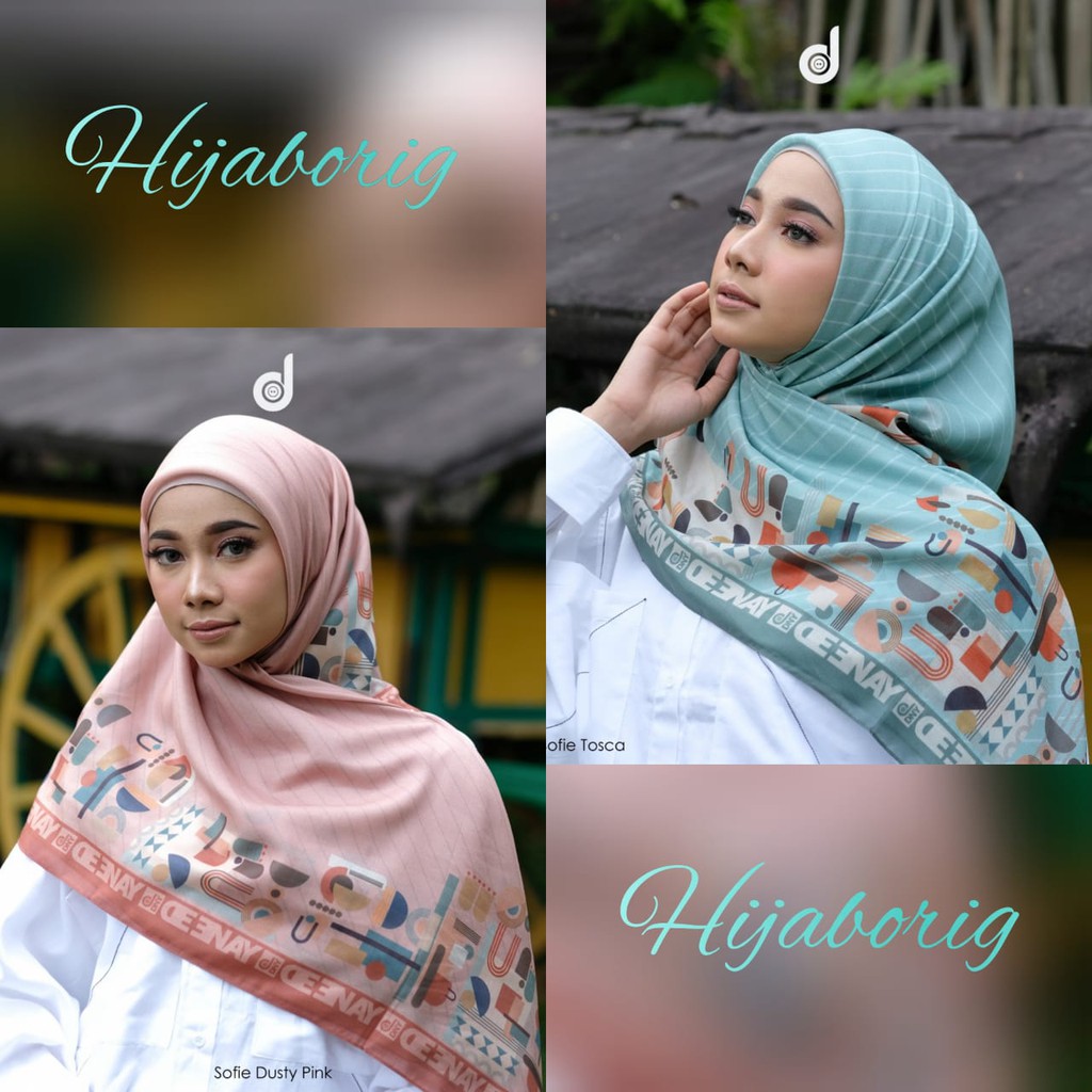 Hijab Sofie Tosca & Dusty Pink - Scarves Deenay Ori