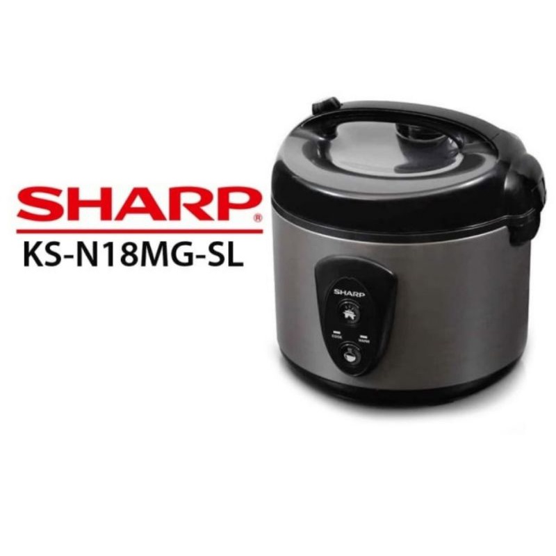 Jual SHARP RICE COOKER / MAGIC COM 1,8 LITER KSN 18 MG SL Shopee