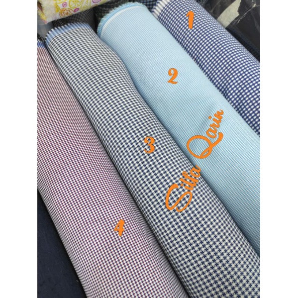 Jual Kain Katun Yandet Garment Exclusive Bahan Kemeja Jasko Harga Per Meter Shopee