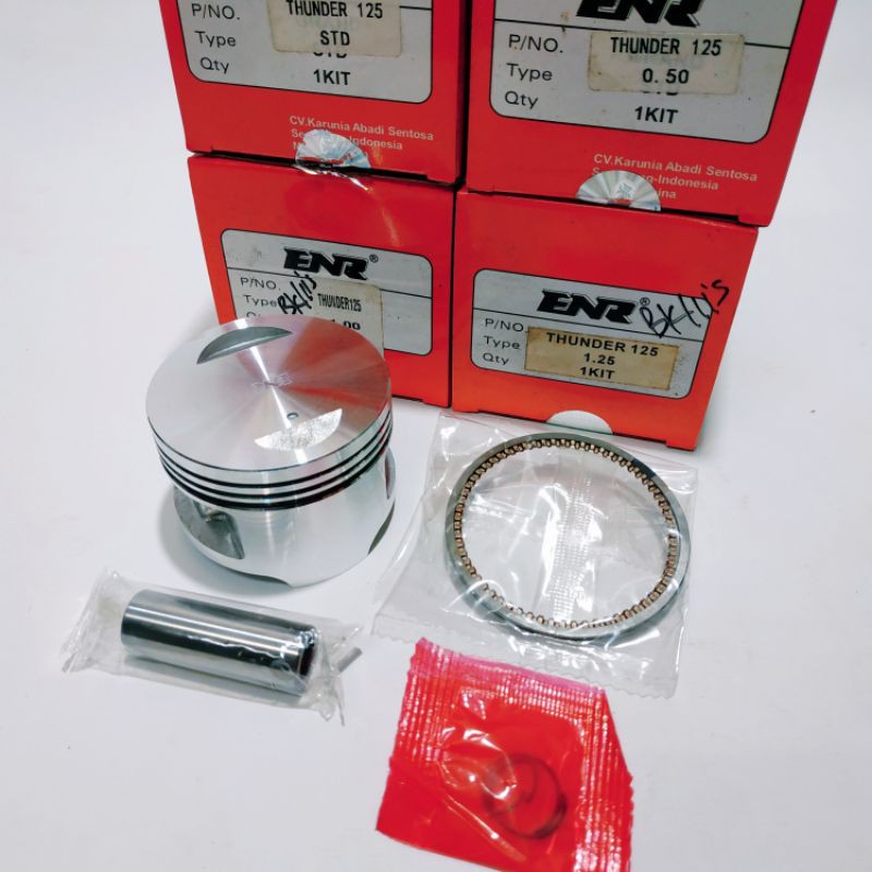 Piston Kit ENR Suzuki Thunder 125 OriginaL Pen 14mm STD 0.50 1.00 1.25-1