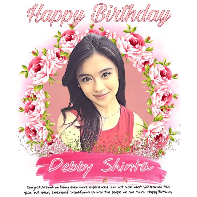 Hadiah Ultah Cantik Sketsa Foto Wajah