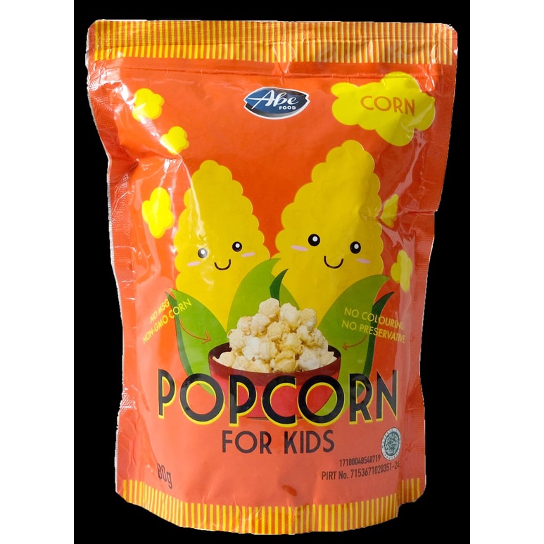

Abefood Popcorn for kids 80gr - Corn / Jagung