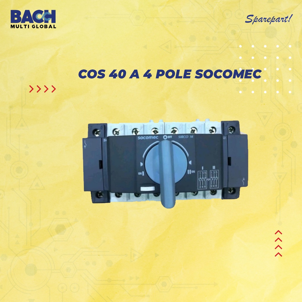 COS 40 A 4 POLE SOCOMEC