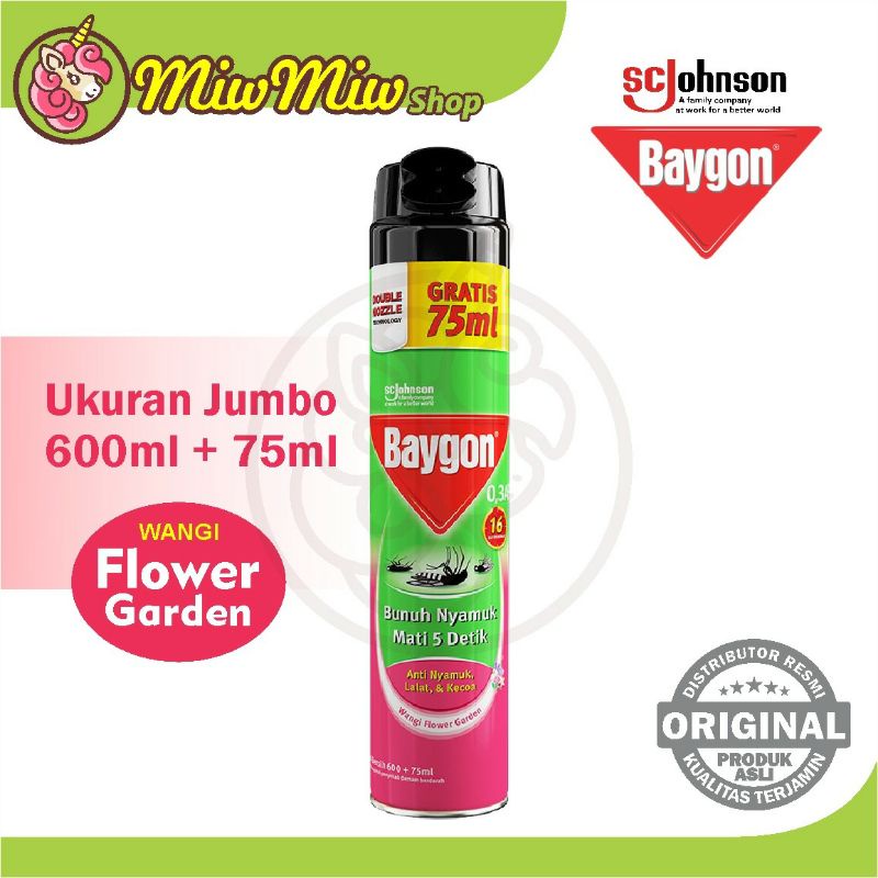 HIT/ BAYGON Aerosol Spray Semprot Anti Nyamuk/ Serangga Jumbo 600 ml