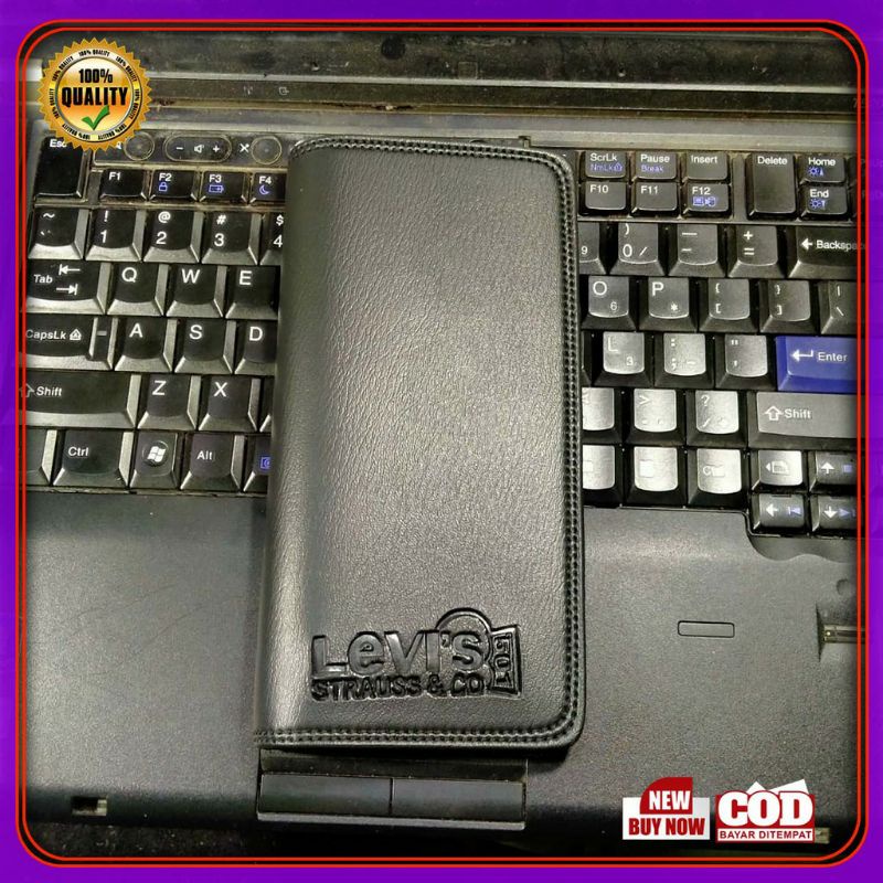 DOMPET PANJANG PRIA DOMPET LEVIS KULIT