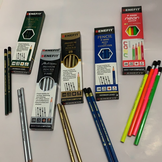 

Pensil 2B benefit/lsn isi 12