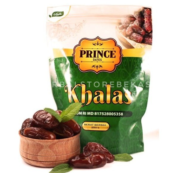 Jual Kurma Dates Prince Khalas Gr Kurma Al Madinah Gr Shopee