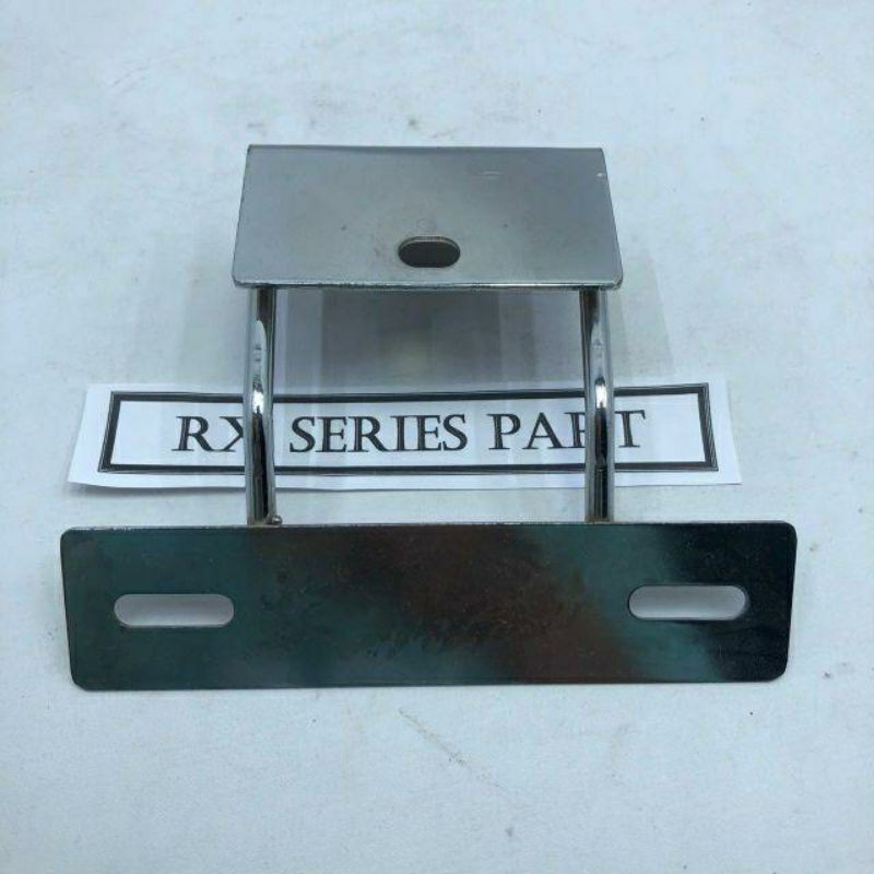 BREKET DUDUKAN LAMPU LED RX KING PLUS PANGKON PLAT NOMOR CROME BANDUNG STYLE