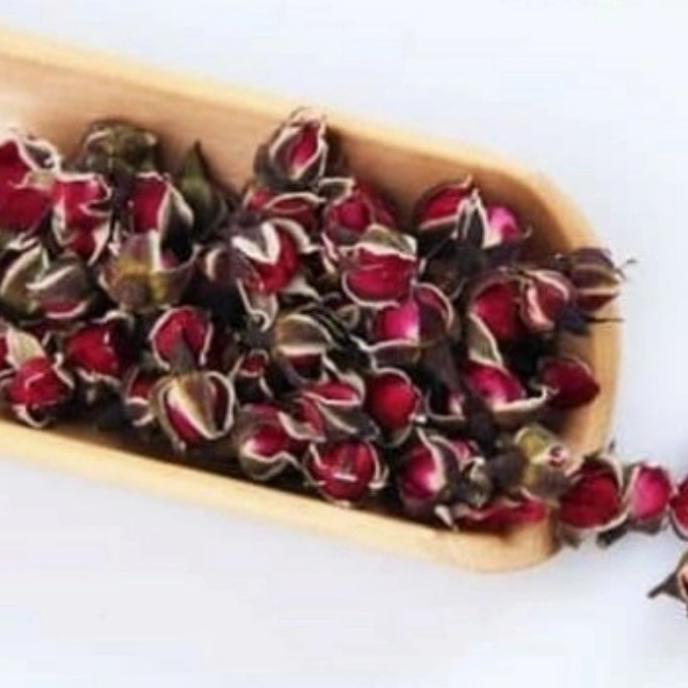 

[COD] teh bunga mawar Emas 100g / golden edge rose bud tea tisane [COD]