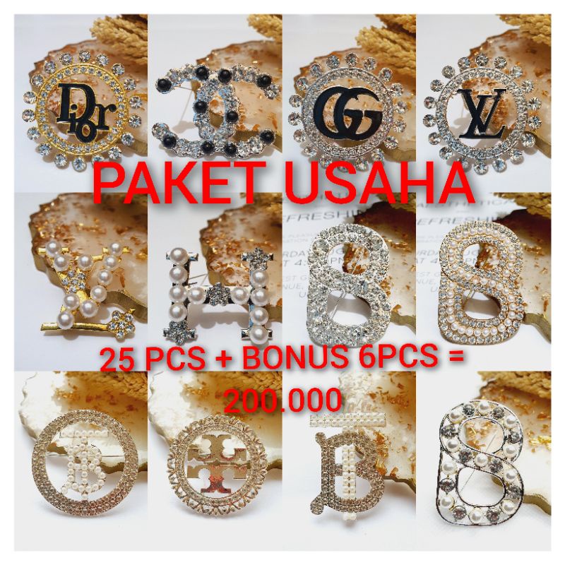 PAKET USAHA BROS ISI 25PCS - 50PCS / PAKET BROS GROSIR / BROS HIJAB