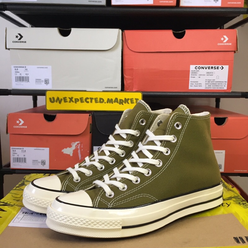 CONVERSE CHUCK TAYLOR HI / HIGH DARK MOSS [RESMI PT MAP]