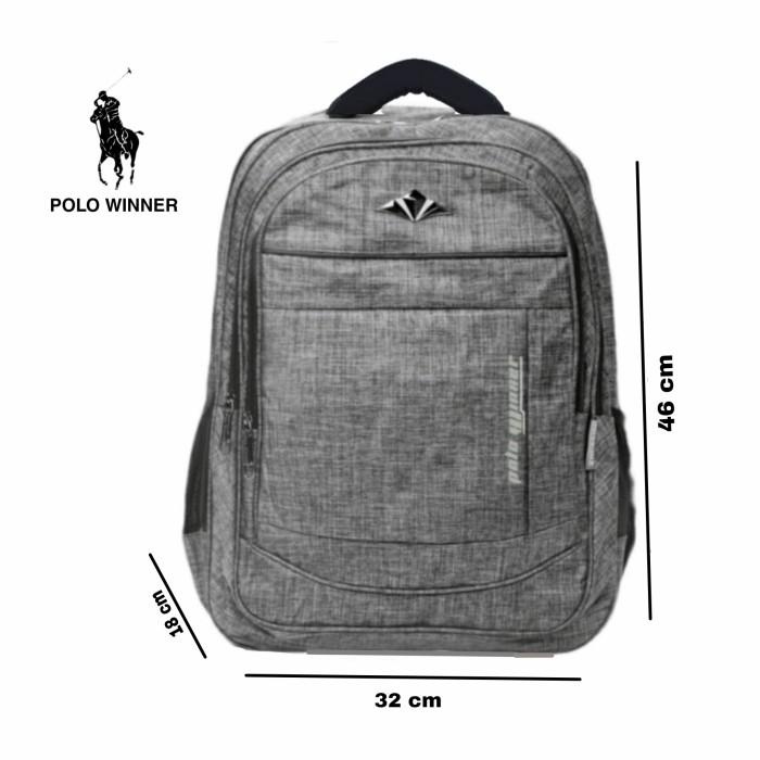 Polo Winner Tas Ransel Laptop Pria Tas Ransel Polo Pria Tas Sekolah