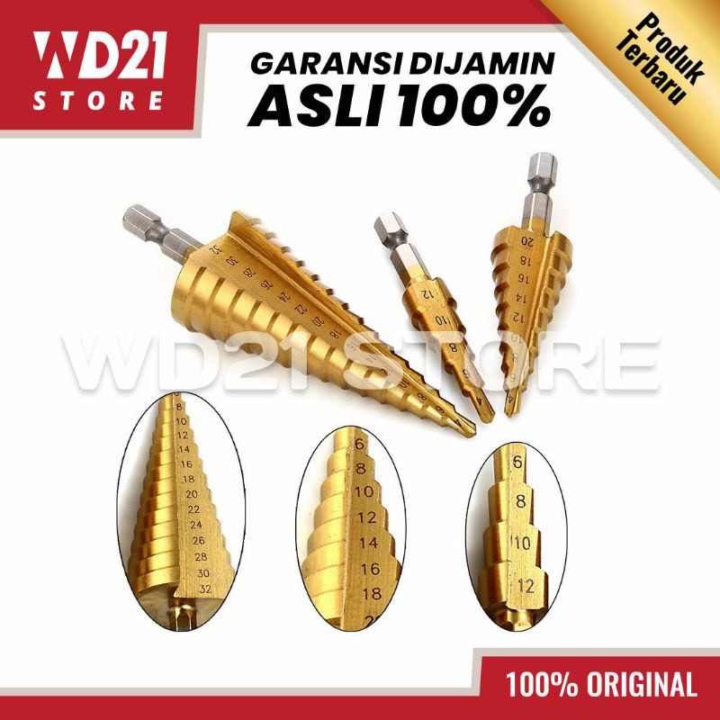 [100% ORIGINAL] MATA BOR PAGODA SPIRAL HSS STEEL TITANIUM COATED 1 SET 3PCS