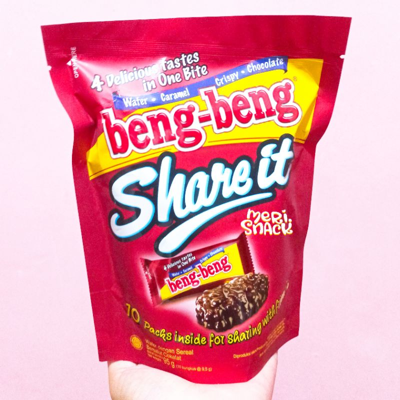 

Beng Beng Share It Wafer Rice Chocolate 10 x 9.5gr