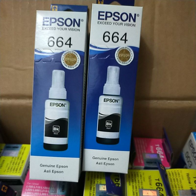 TINTA EPSON T664-L100-L110-L120-L220-L310-L350-L355-L360-L365-L405-L455L555-L565-L1300