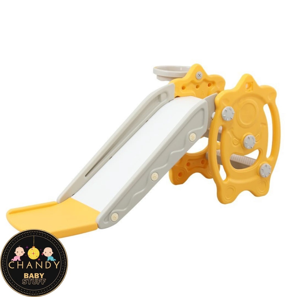 MAINAN ANAK PEROSOTAN BABY MONSTER SLIDE DENGAN RING BASKET JM-30266