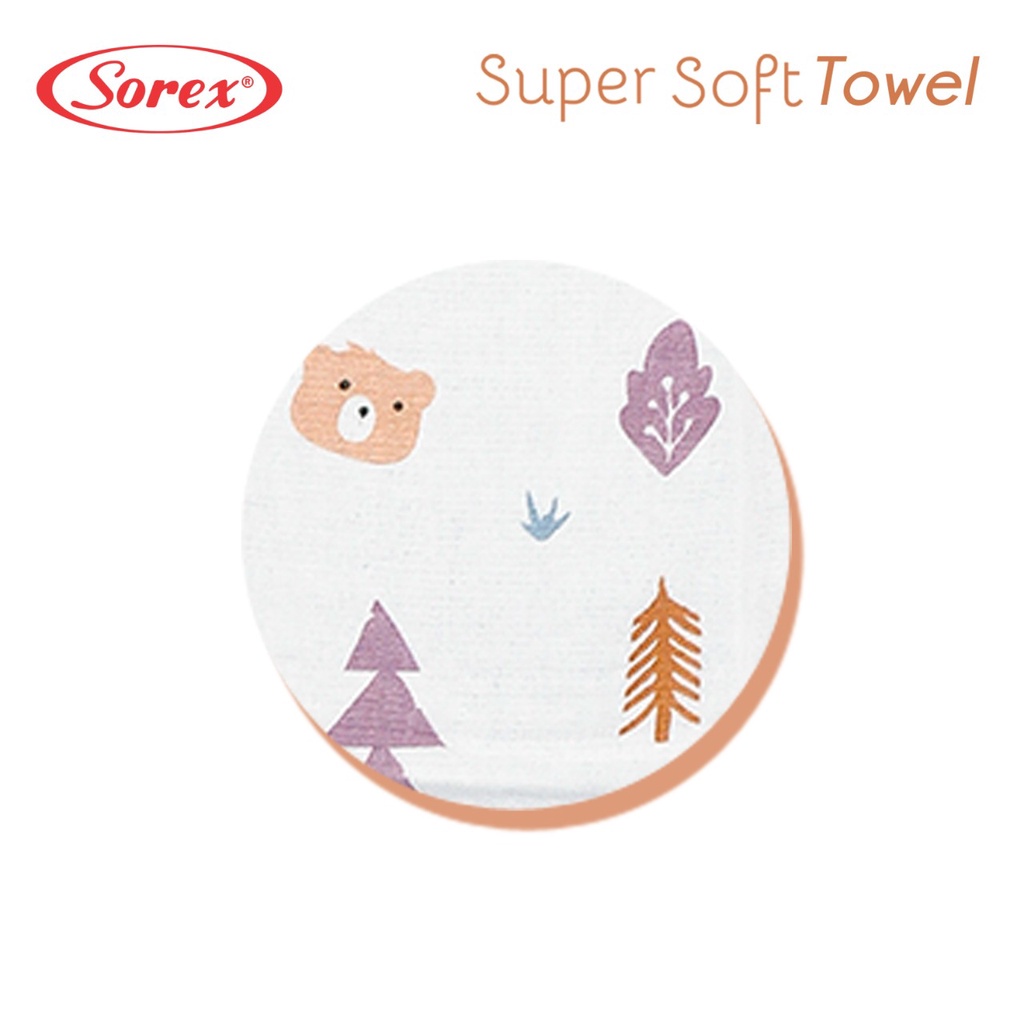 Handuk Mandi Bayi dan Balita 100% Sorex Katun Super Soft Premium Lembut Daya Serap Tinggi HM 893