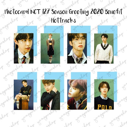 [READY / SET] 127 2020 SEASON GREETING HOTTRACKS BENEFIT NSEO PHOTOCARD FAN MADE UNOFFICIAL SG YANGP