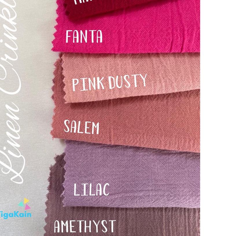 1 Meter Kain Linen Crinkle / Linen Crincle