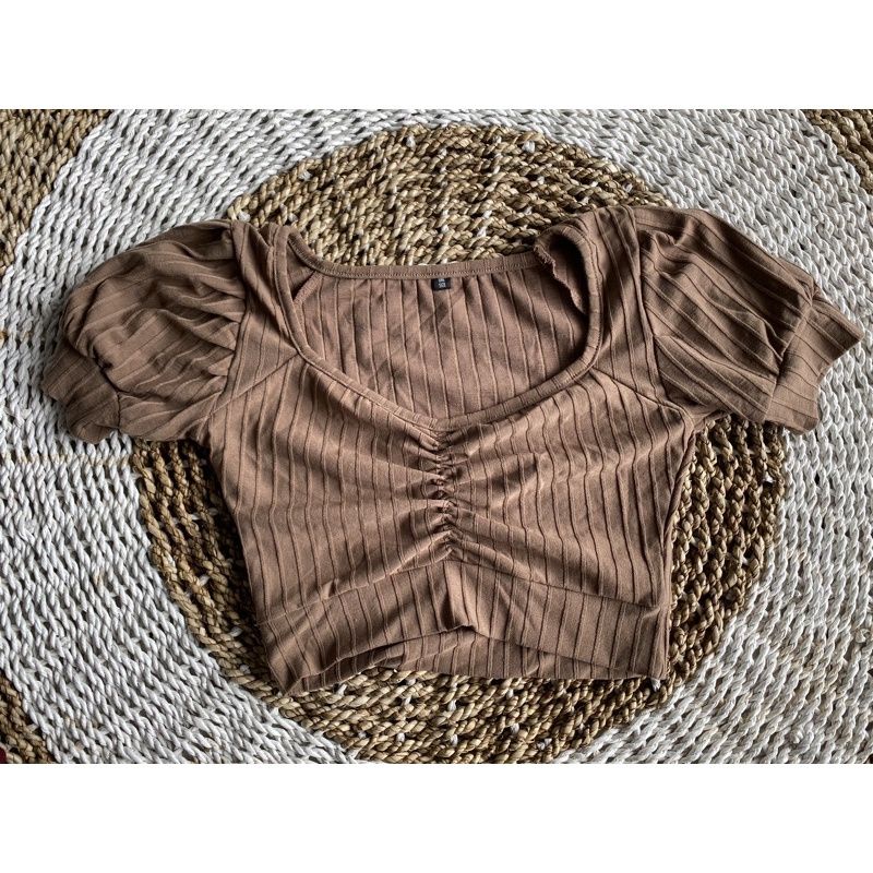 CROPTOP RIB BALON