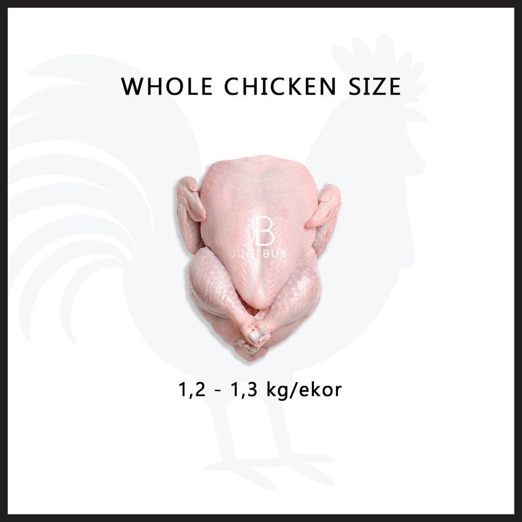 

Ayam Karkas / PKK (ayam boiler) 1.2 - 1.3 kg frozen