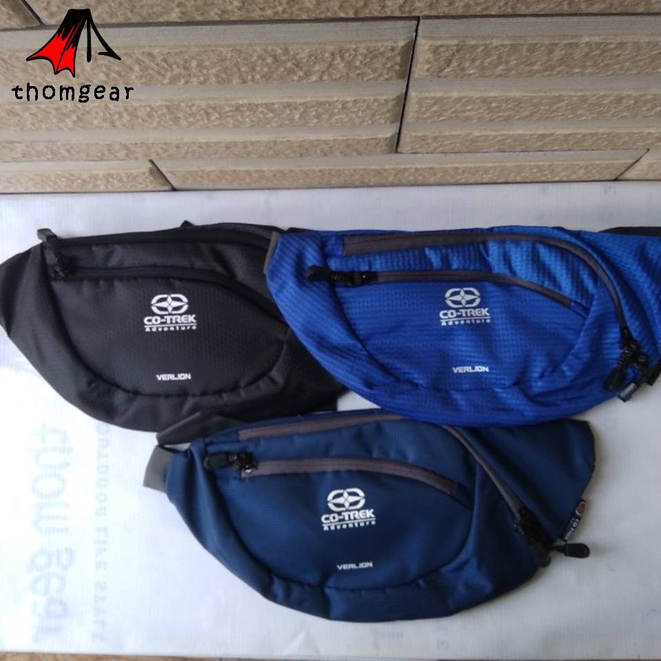 Waistbag Cotrek Seri Verlion Material Ripstop Diamond Zipper Ykk Waistbag Cotrek Adventure