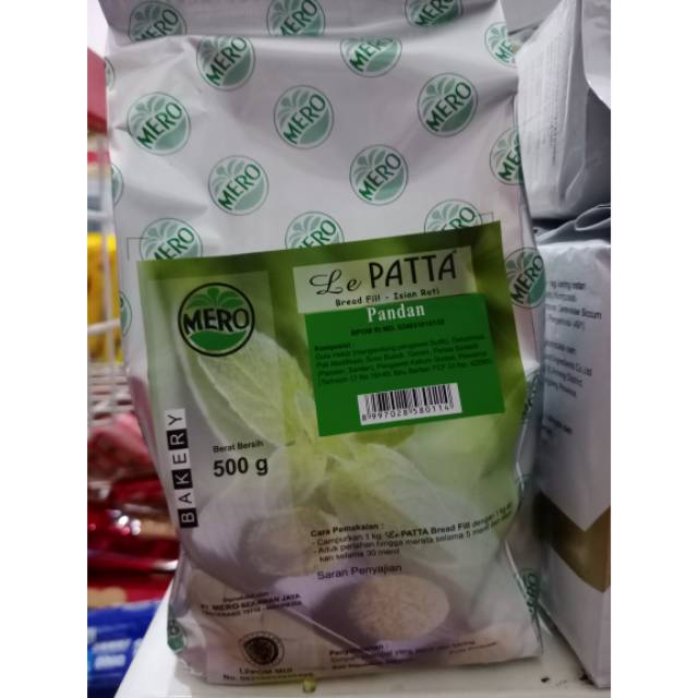 

Lepatta Pandan mero (isian/olesan roti)