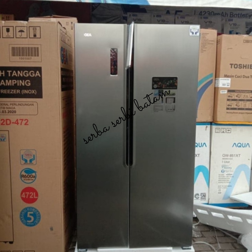 Gea Kulkas Side by side G2D-472 / G2D 472 / G2D472 BATAM