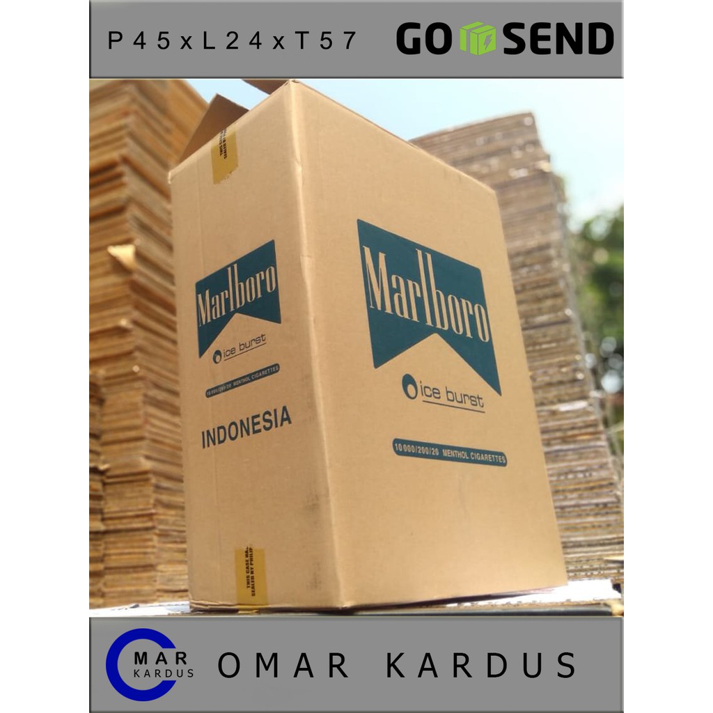 Kardus Packing Bekas Rokok Marlboro | Shopee Indonesia