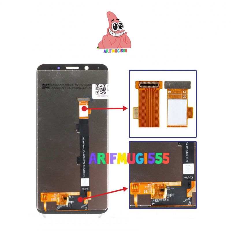 LCD Fullset Touchscreen Oppo F5 CPH1723 Original