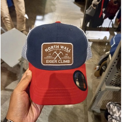 Topi Pria 𝗘𝗶𝗴𝗲𝗿1989 North Wall 2750 Trucker Caps Navy 2750 Original Produk ARS