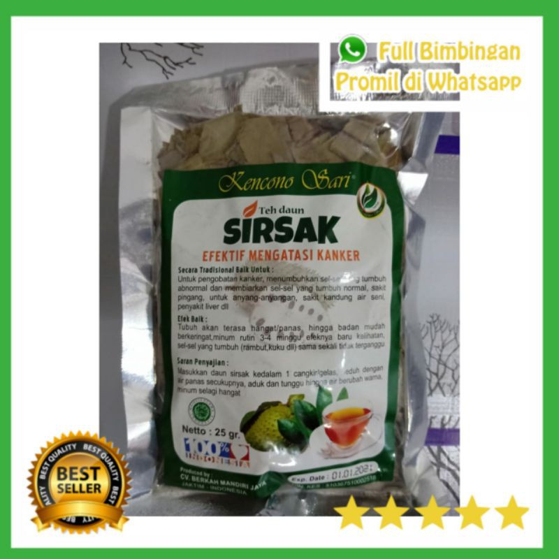 Teh Sirsak Obat Kista Kanker Miom Promil Indonesia