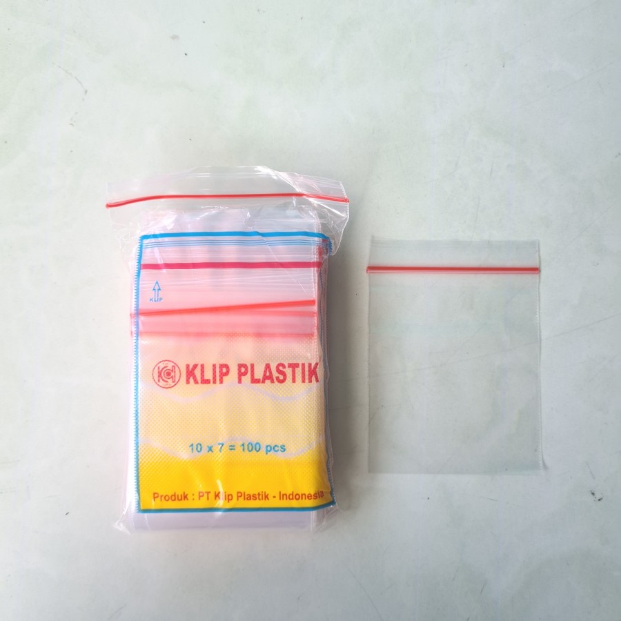 Klip Plastik Top Quality 10x7 / Plastik Klip 10x7 / Kantong Klip 10x7