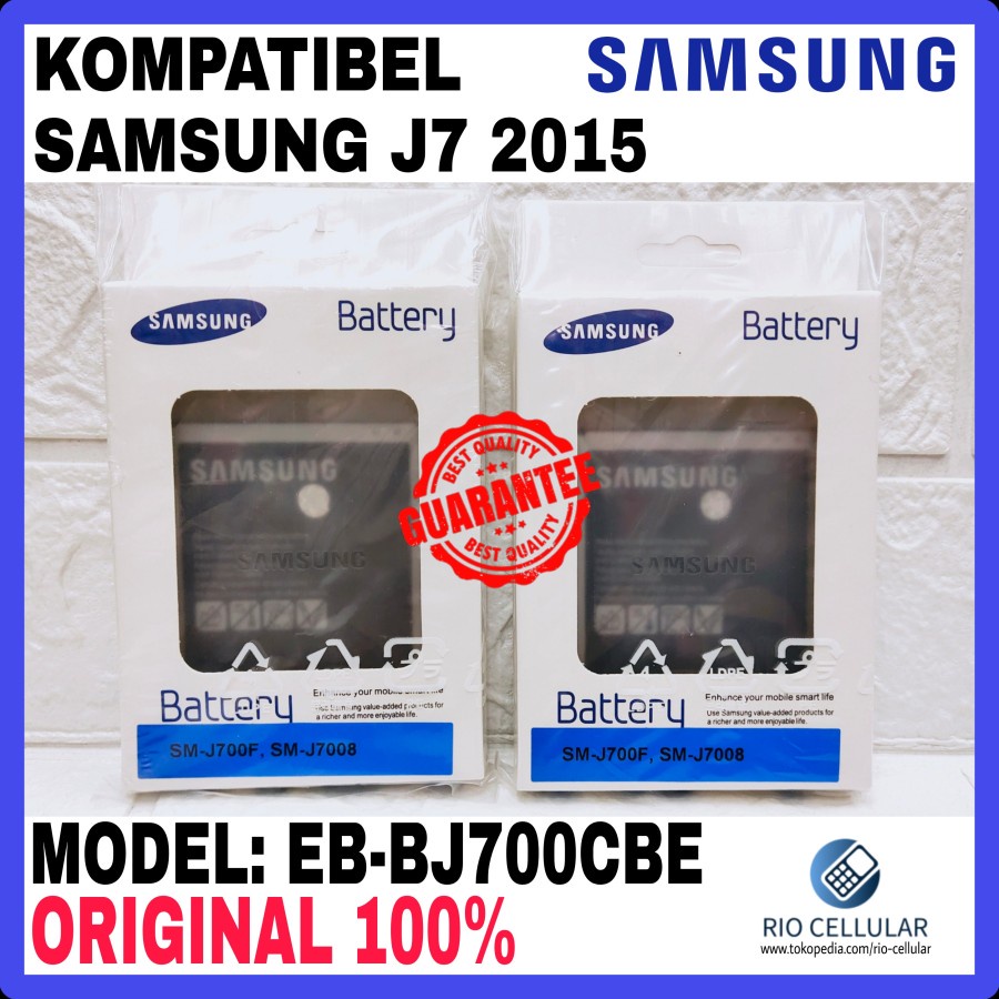 Baterai Battery Samsung Galaxy J7 EB-BJ700CBE Orignal 100%