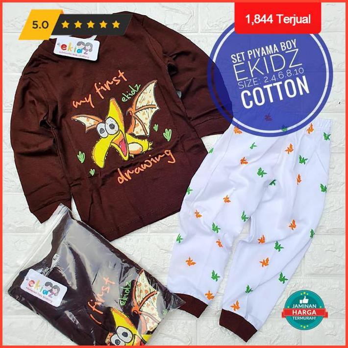 Grosir Ekidz Setelan Piyama Anak Laki Baju Tidur Limited