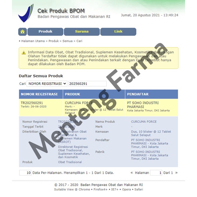 Curcuma Force 12 Tablet - Suplemen Kesehatan Hati dan Nafsu Makan