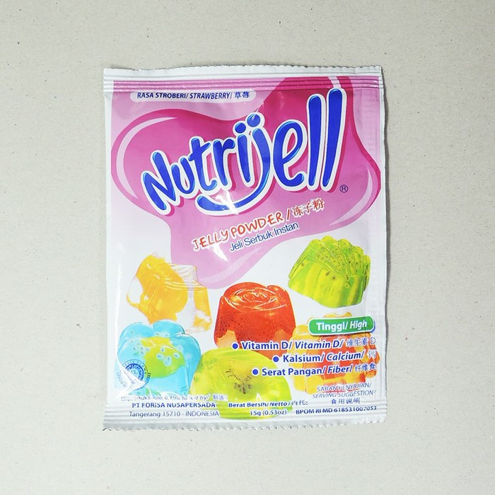 

NUTRIJELL STRAWBERRY Sachets 15 gram