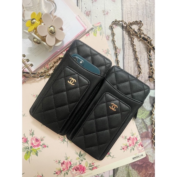 Chanel Universal Pouch Nagita Slavina /  Tas Kartu / Case Kulit