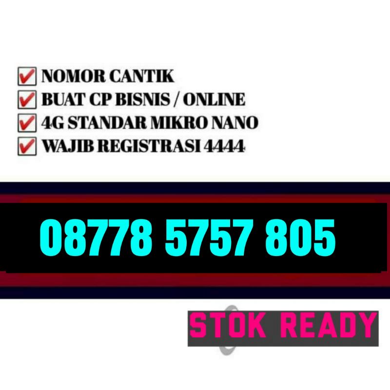 NOMER CANTIK XL SERI 5757 805