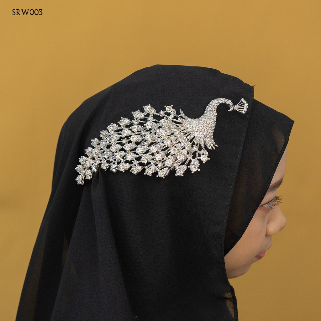 [ORDER SEKARANG] AKSESORIS SIRKAM HIJAB WOMEN PESTA PERNIKAHAN MERAK SRW003