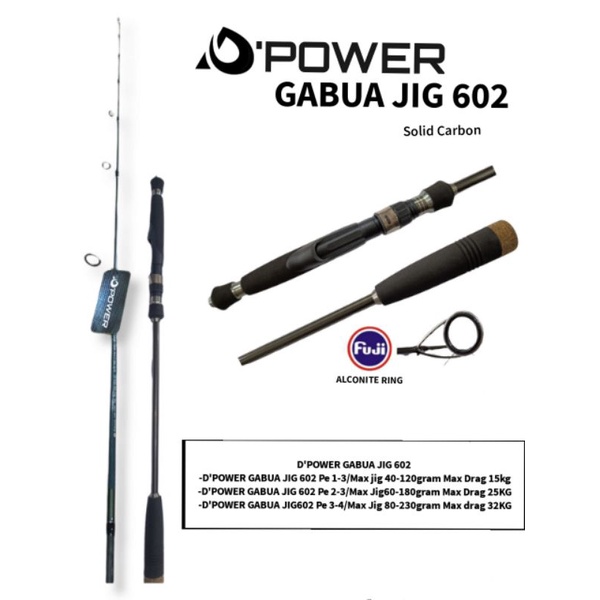 JORAN JIGGING DPOWER GABUA CARBON SOLID 180