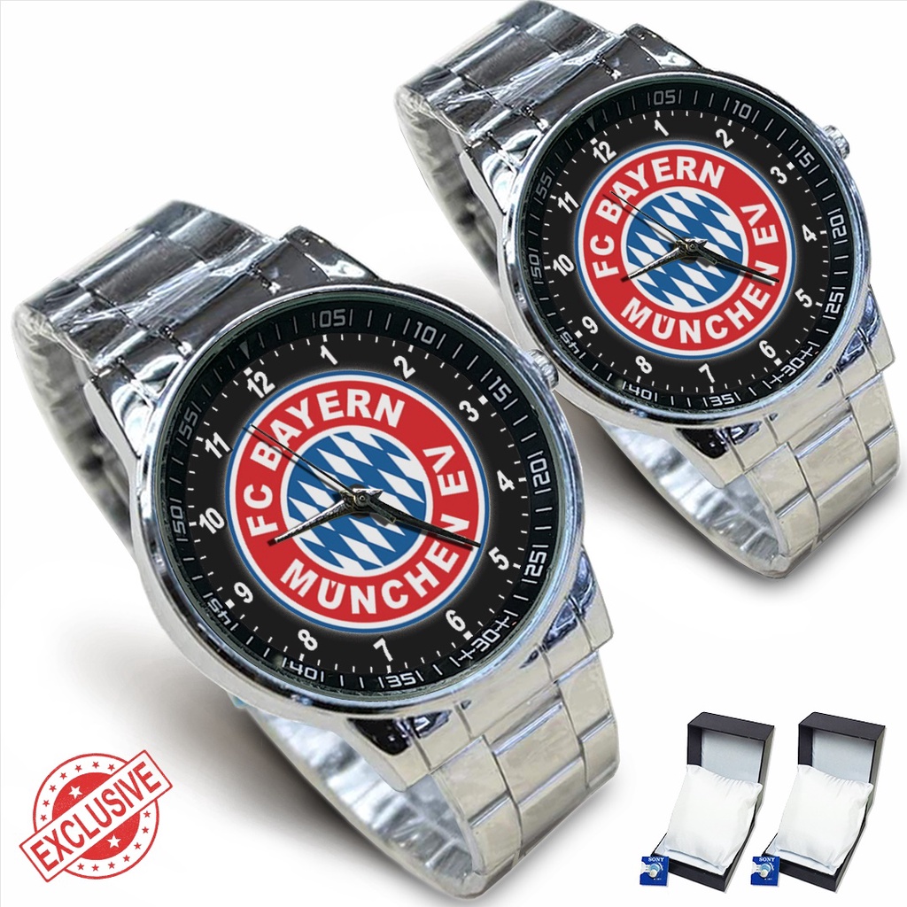 Jam Tangan Rantai Couple FC BAYERN MUNCHEN - 1 (Special)