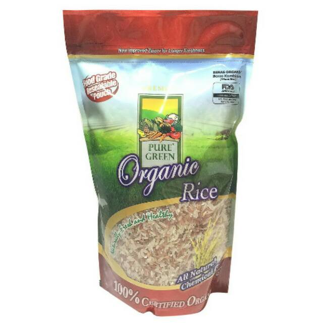 

Pure Green Beras Organik 1kg - Kombinasi Merah Putih