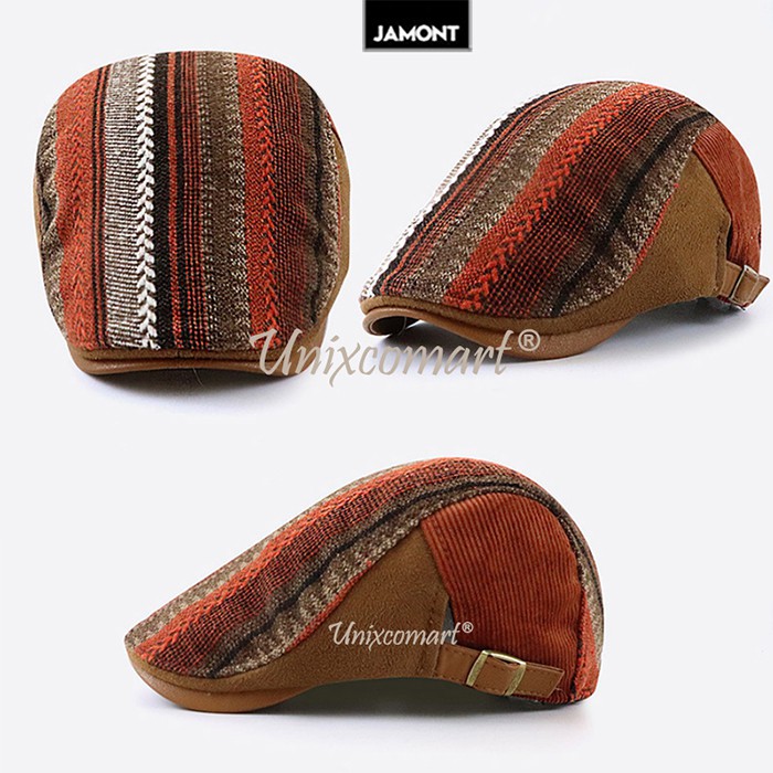 Topi Newsboy JACOB Jamont Flat Hat Pelukis Copet Patino Sutradara